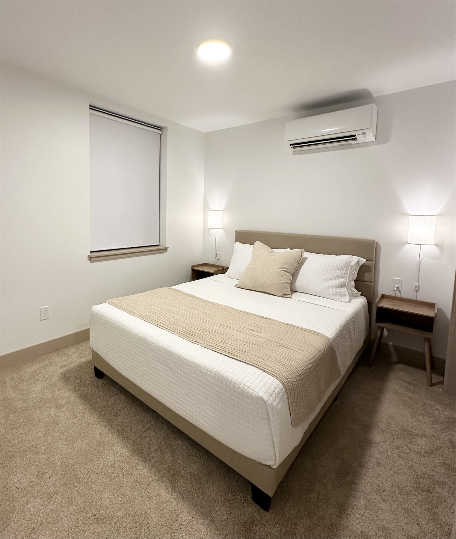 Bedroom in a home built by Build It Brothers